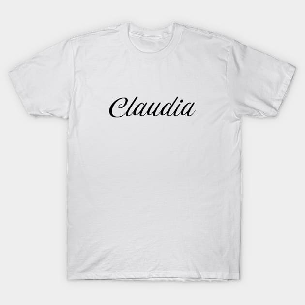 Name Claudia T-Shirt by gulden